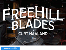 Tablet Screenshot of freehillblades.com